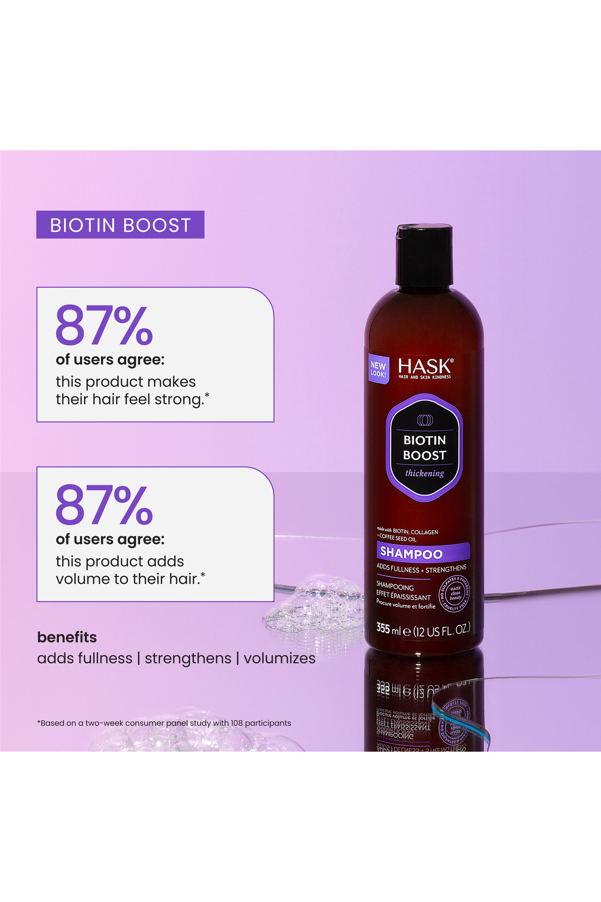 HASK-Biotin Boost Thickening Shampoo 355ml 7
