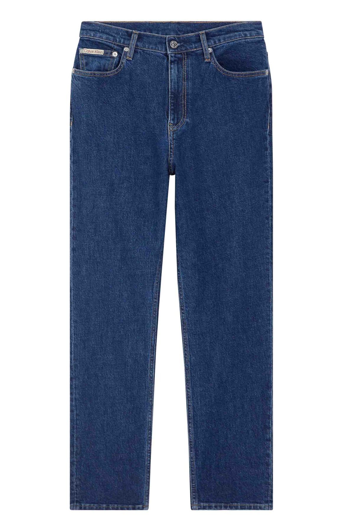 Calvin Klein Kadın Mom Jeans - Mavi