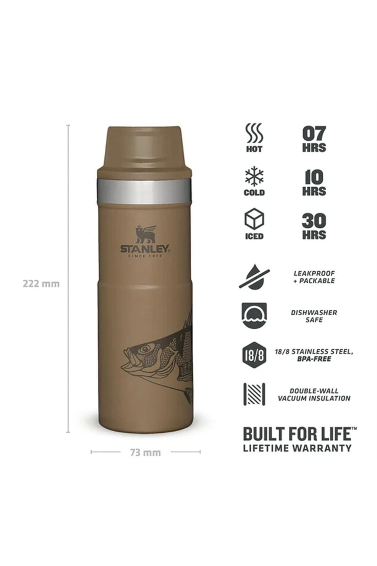 Stanley-0.47 Lt Classic Trigger-Action Thermos Cup 5