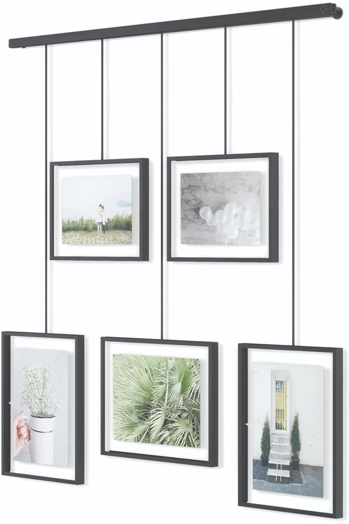 STOREMAX buystoremx Exhibit Fotoğraf Kolajı Resim Çerçevesi – Esnek Resim Çerçevesi Seti, Yatay ve Ç