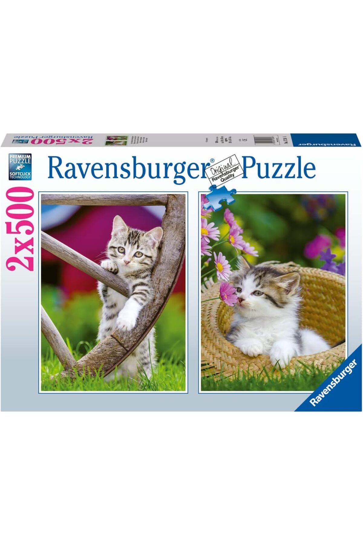 NcK 2x500 Parçalı Puzzle Köyde Kediler