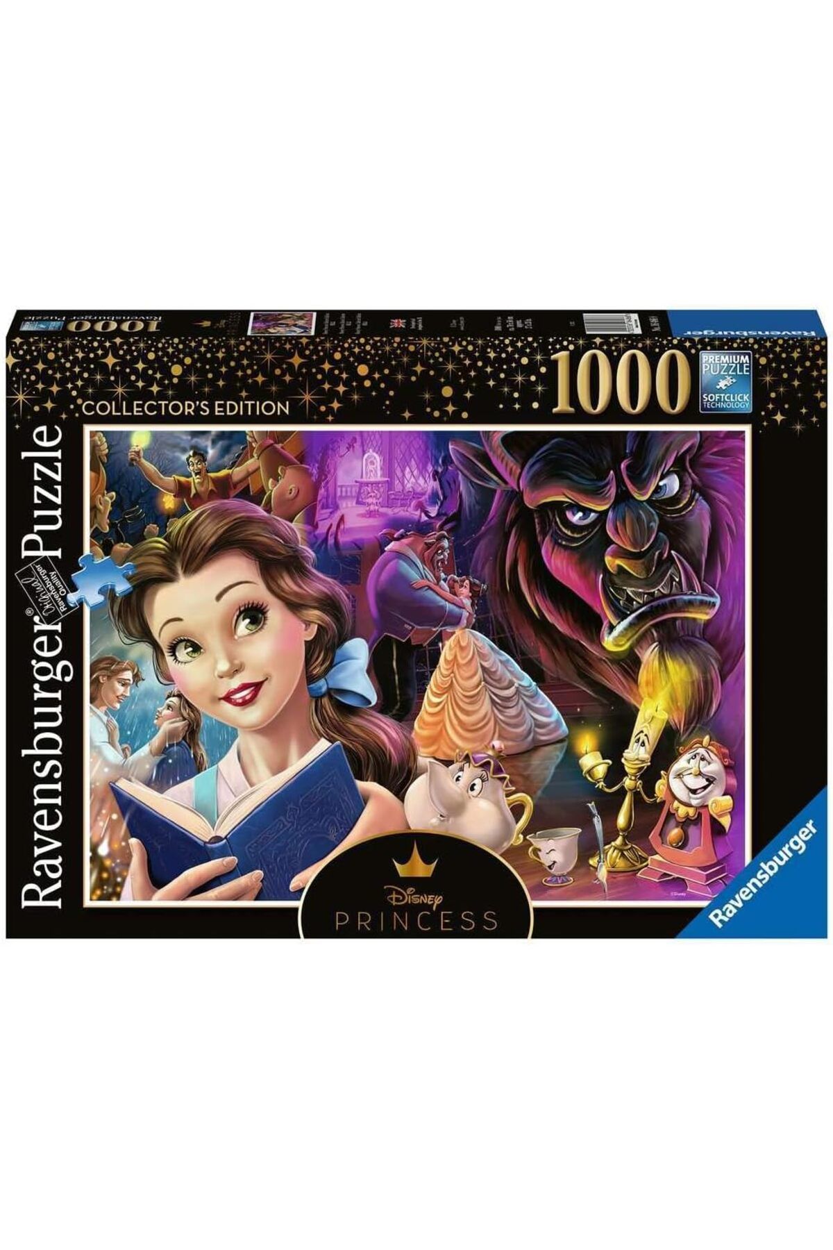 NcK 1000p Puzzle WD Prenses, Çok Renkli