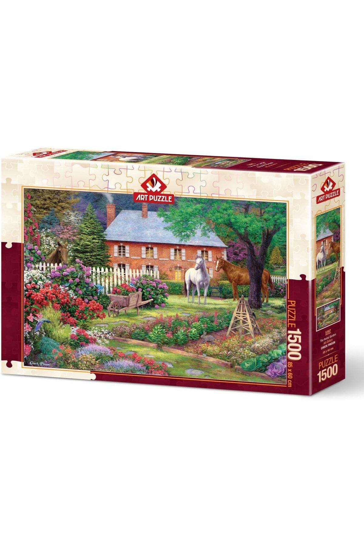 NcK Puzzle Atlı Bahçe 1500 Parça Puzzle