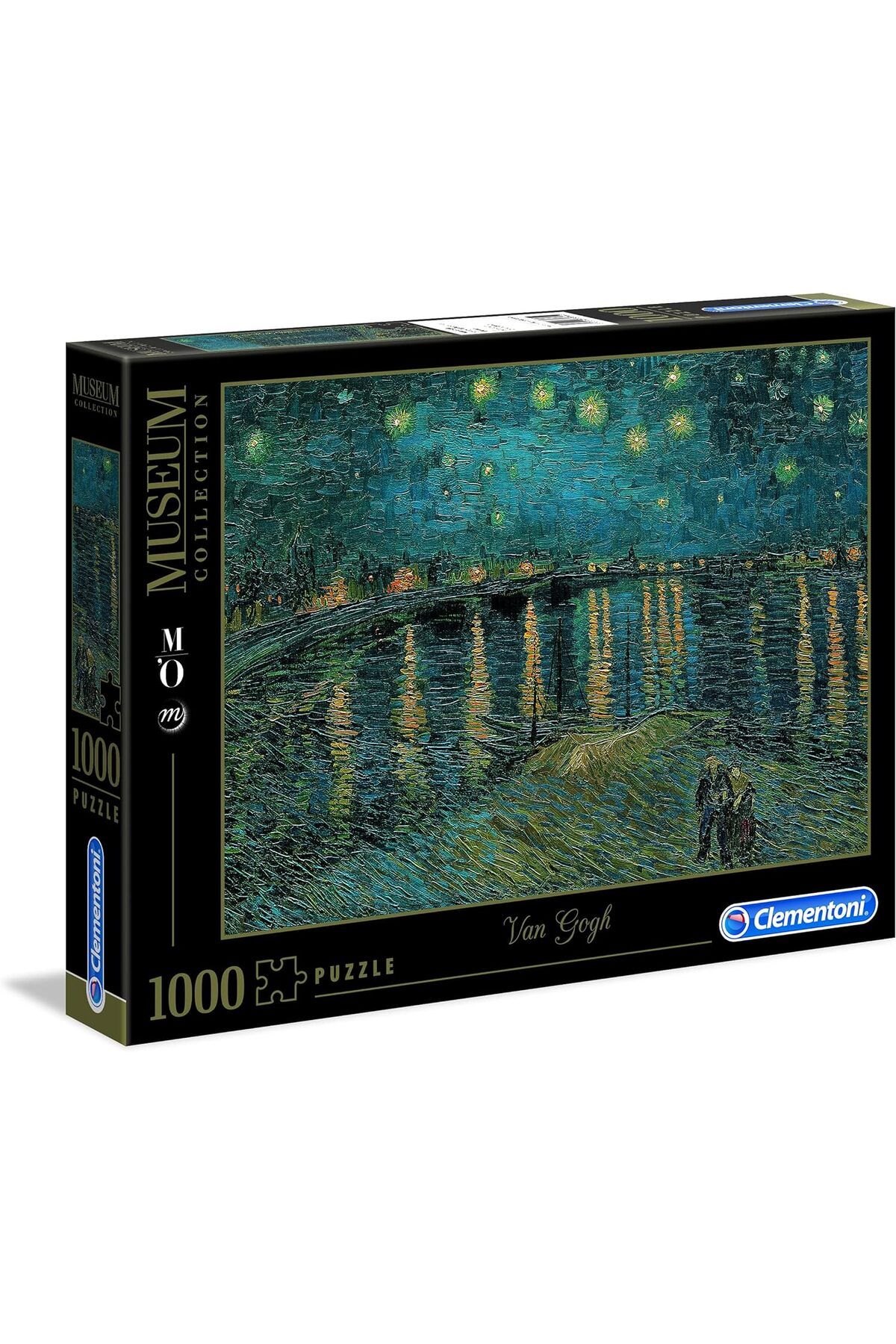 NcK - 1000 Parça Museum Collection Yetişkin Puzzle - Van Gogh "Starry Night Over the Rhone"