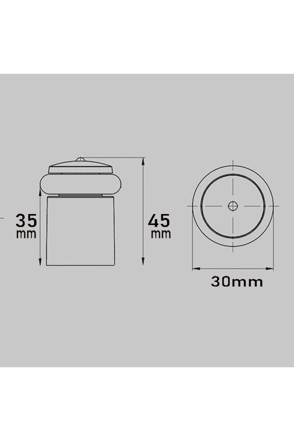 ALETÇANTAM-2Pcs Clear Door Floor Stopper - Crash and Stopper Buffer 3