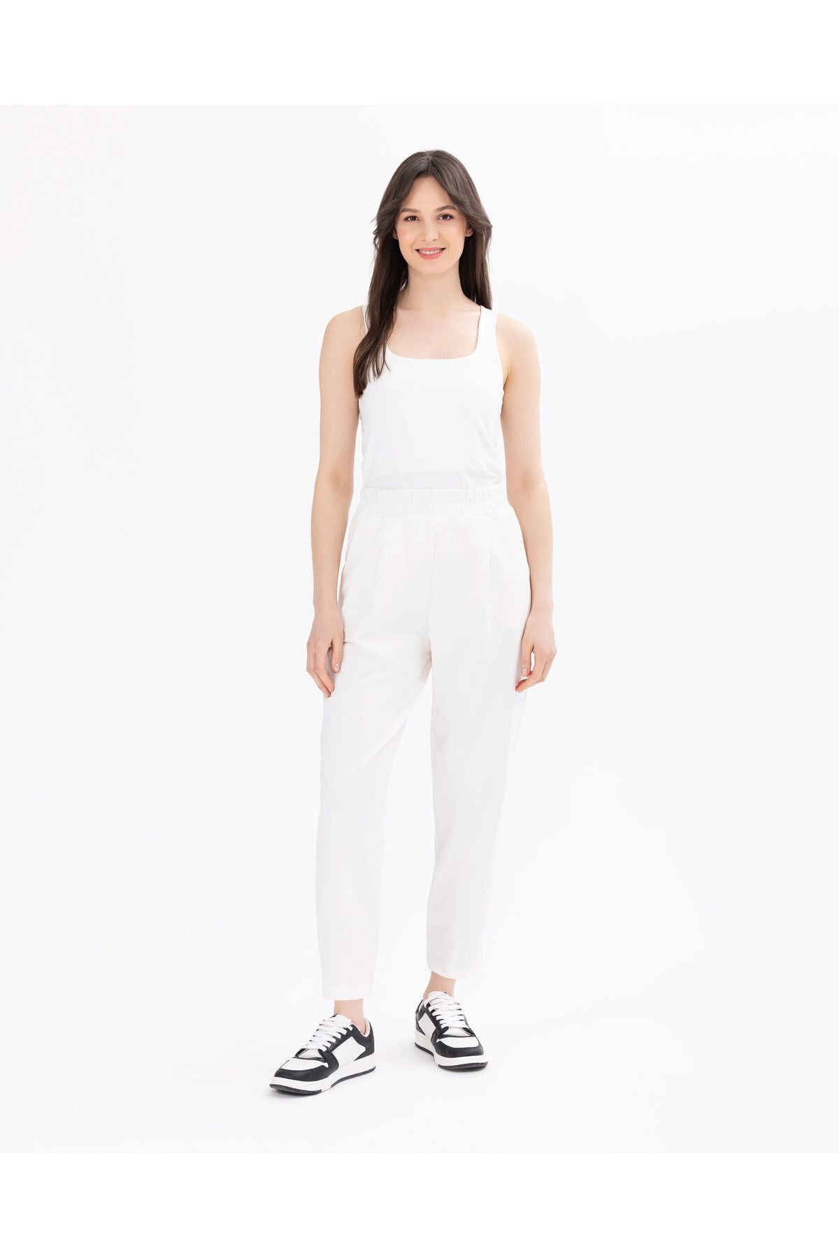 SEÇİL-Ankle Length Sweatpants with Pockets 2