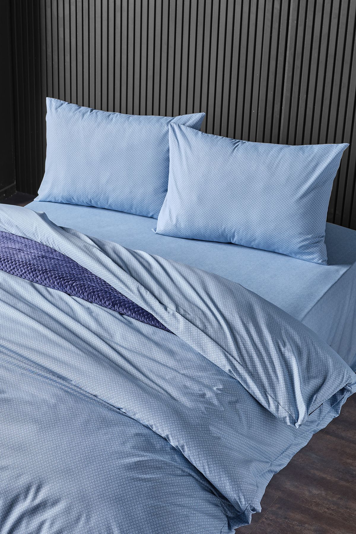 Doqu Home-Pure Touch Bedding Set - Blue - Double 4