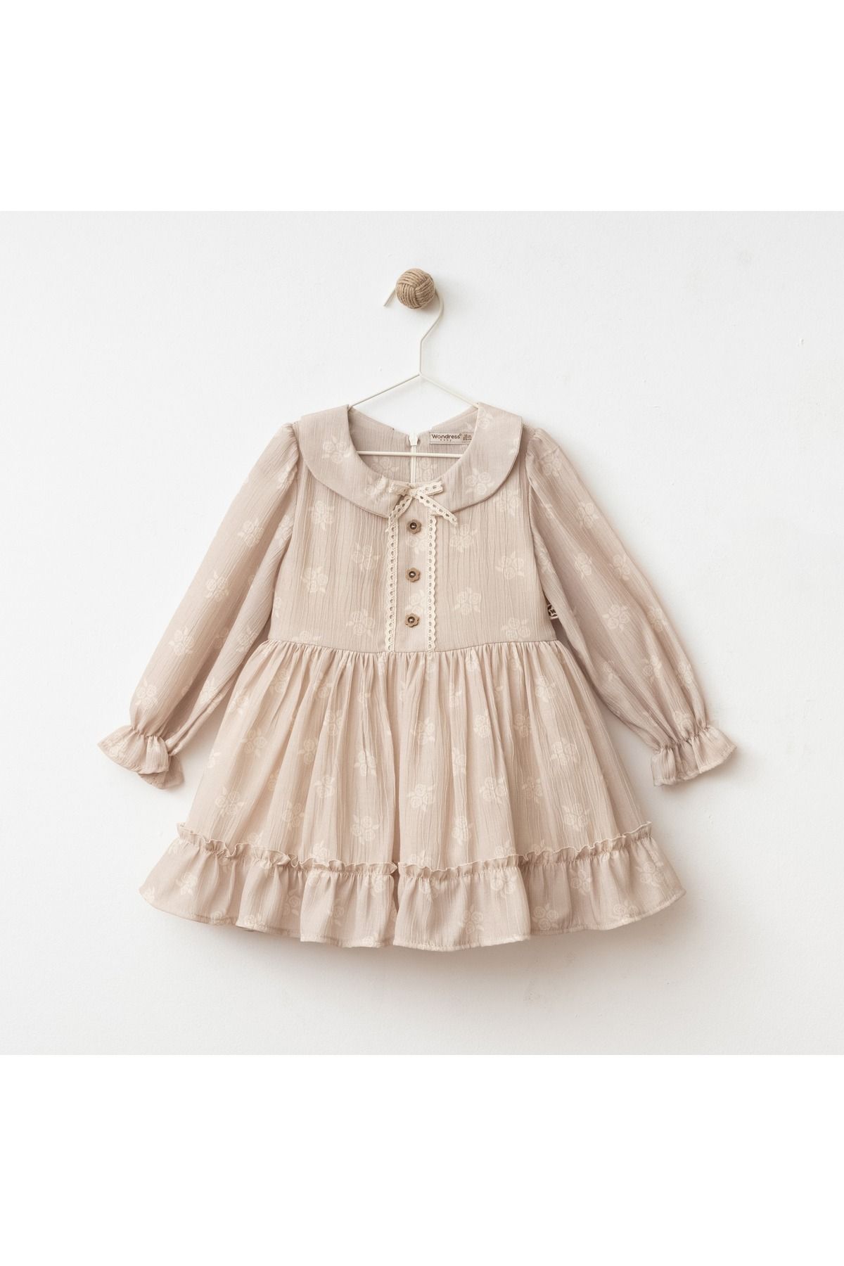 WONDRESS BABY Wondress Rose Krinkıl Kız Bebek Elbise