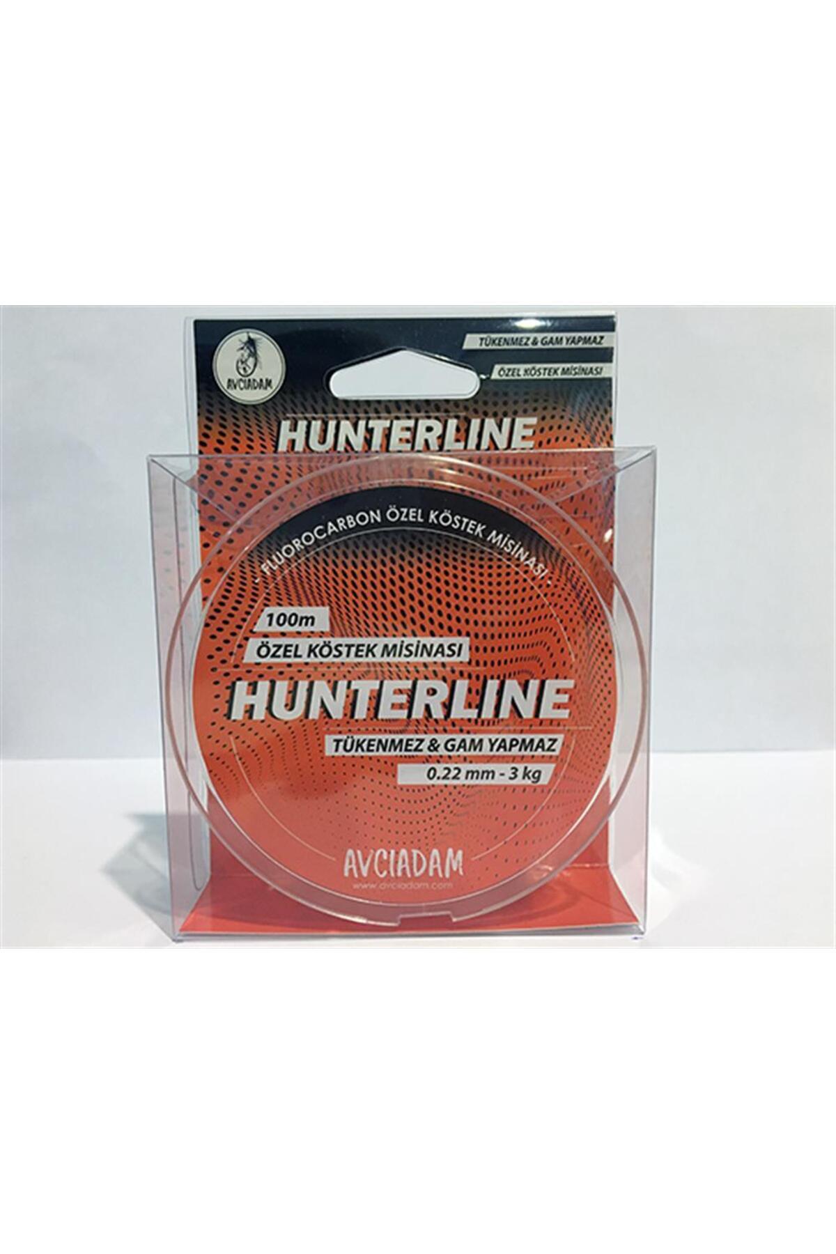 Avcıadam Hunterlıne 0,22mm - 3kg 100m Fluorocarbon Köstek Misinası