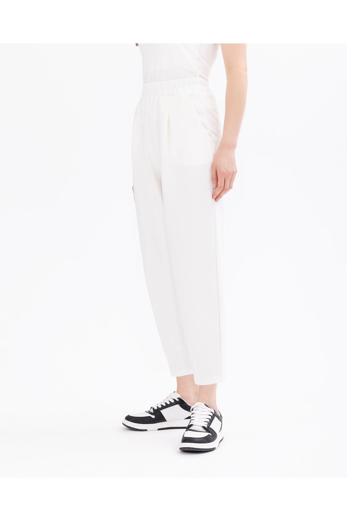 SEÇİL-Ankle Length Sweatpants with Pockets 3