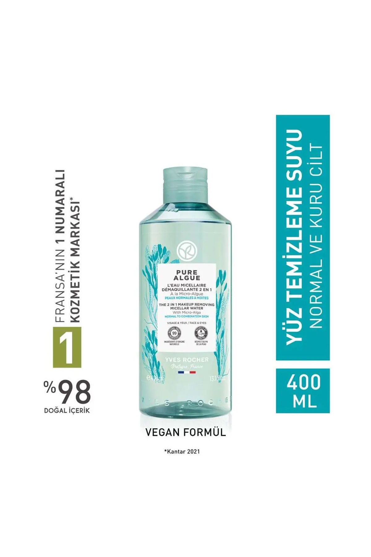 Yves Rocher Miseler Su - Normal ve Kuru Cilt / Pure Algue- 400 ml