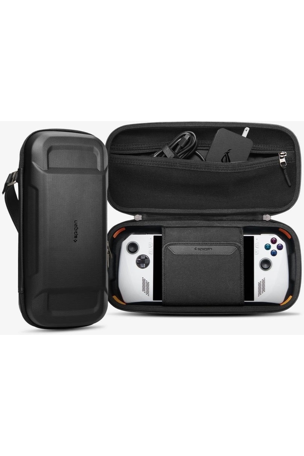 Spigen-Asus Rog Ally / Ally X / Msi Claw Carrying Case Pouch Rugged Armor Pro Black - Afa06923 1
