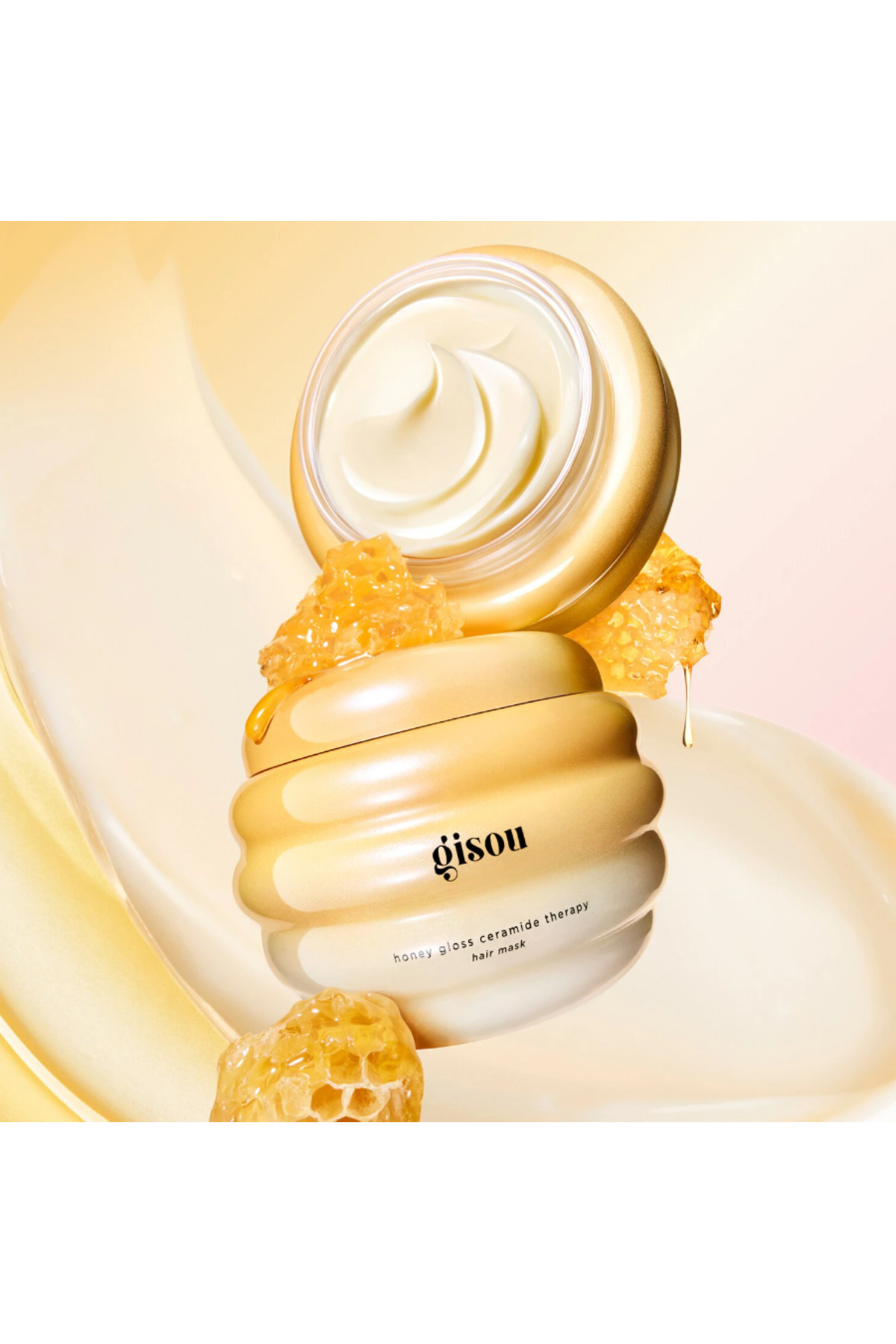 Honey Gloss Ceramide Therapy – Saç maskesi nemlendirir, güçlendirir ve parlatır 230 ml — lux37269382gisou — تصویر 3 از 6