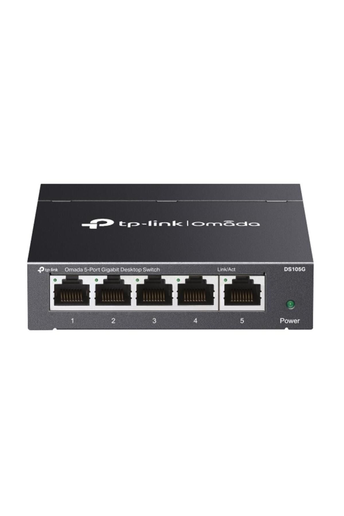 Vobotek Teknoloji Omada -Link DS105G 5 Port 10-100-1000 Mbps Switch Çelik Kasa Rack Mount