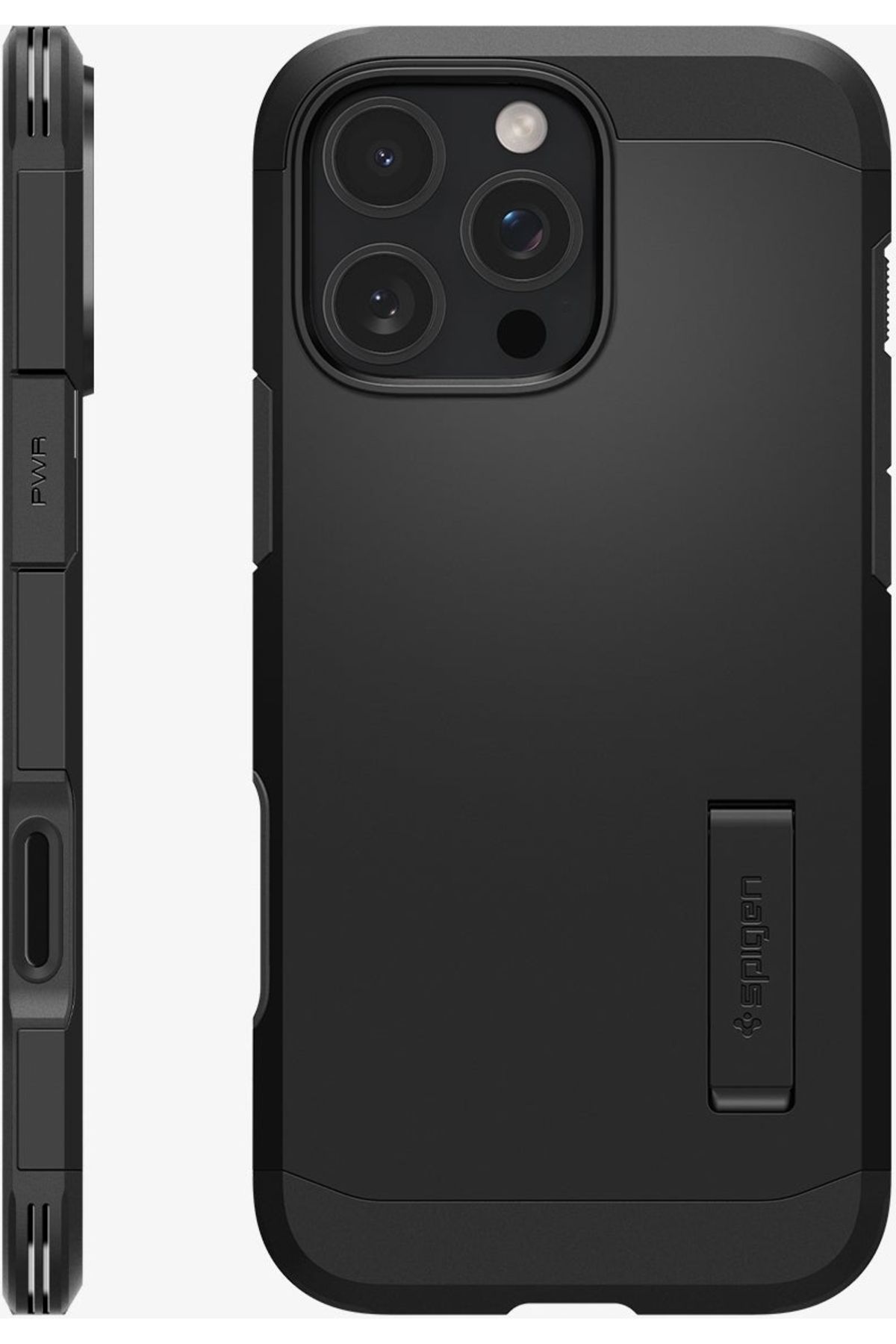 Spigen-iPhone 16 Pro Max Case Tough Armor Ai t (with Camera Button Protection) Magfit Magsafe Black - Acs08503 1