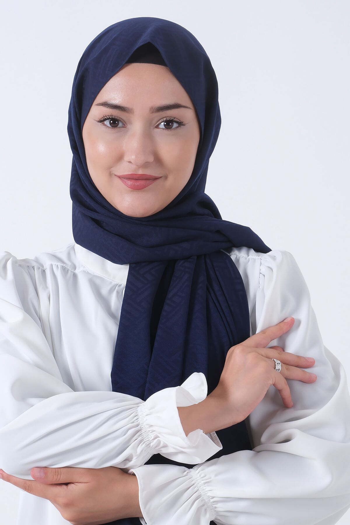 HAREM SCARF Jakarlı Şal, Nehir Jakar Şal 01170