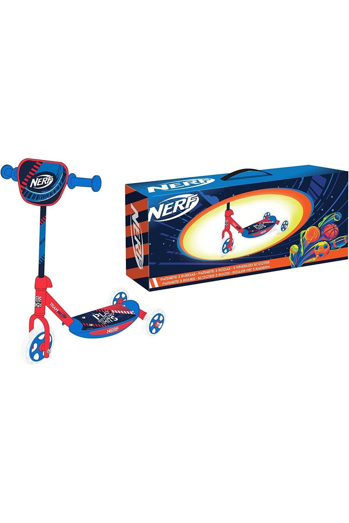 Colorland-Nerf 3 Wheel Scooter NR102 1