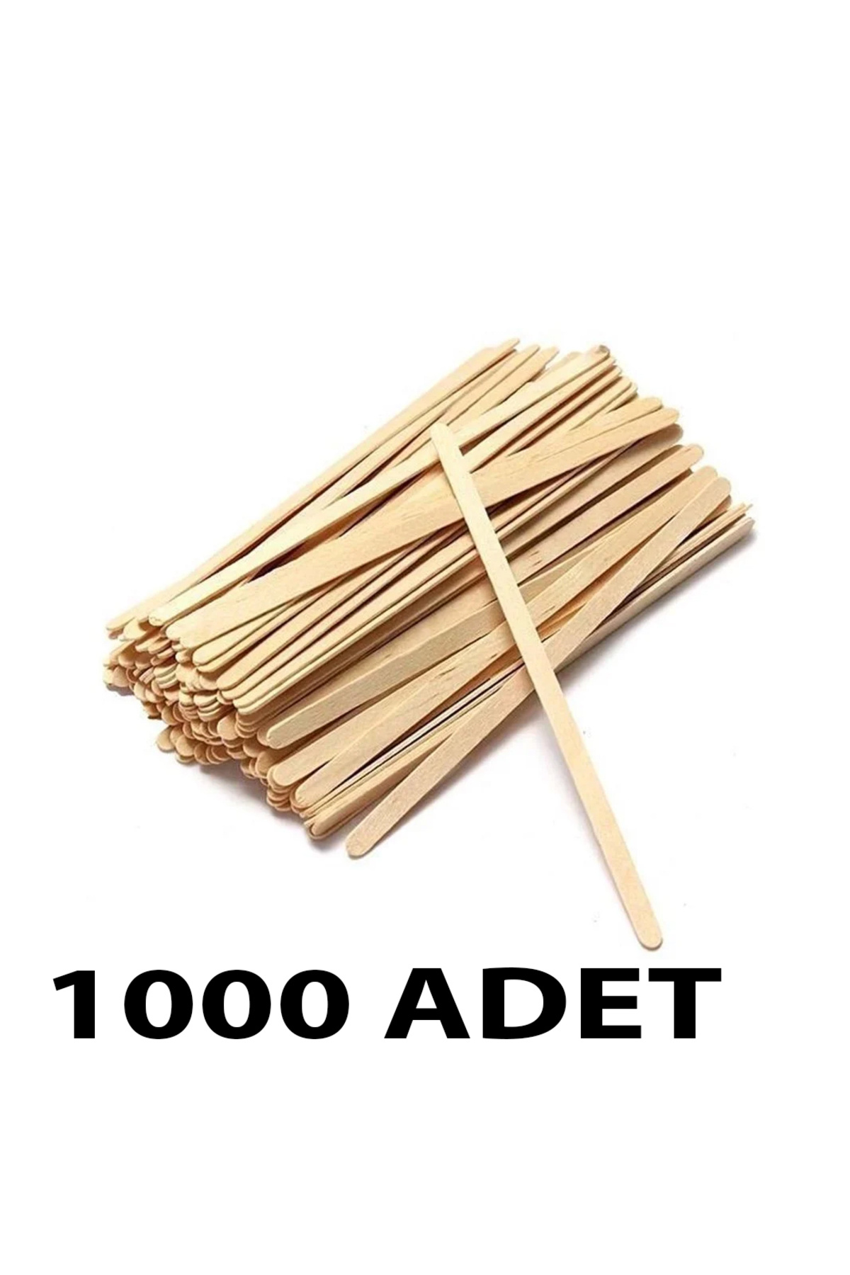 everart 1000 Adet Tahta Ahşap Karıştırıcı Çay Kahve Kaşığı Kaşık Karıştırma Çubuğu