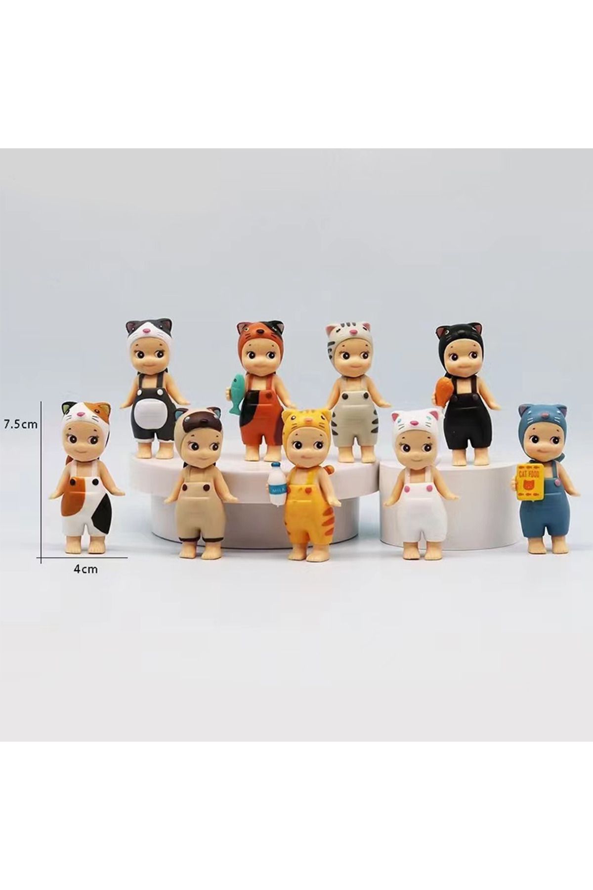 Choice-Random 1 Pcs Cat Cats Life Action Figures Toys Ornaments Dolls For Fans Children Christmas Gifts 1pc 4