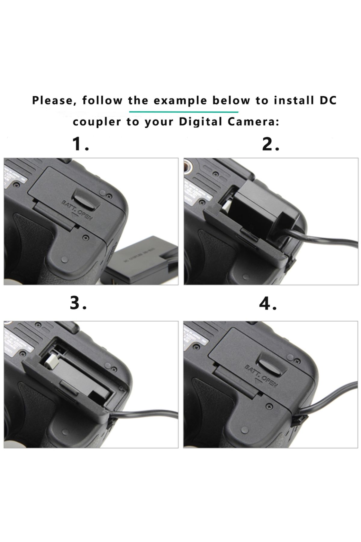Choice-مجموعة محول طاقة تيار متردد للبطارية الوهمية LP-E17 ACK-E18 DR-E18 DC Coupler لكاميرا Canon EOS Rebel SL2 SL3 T 6