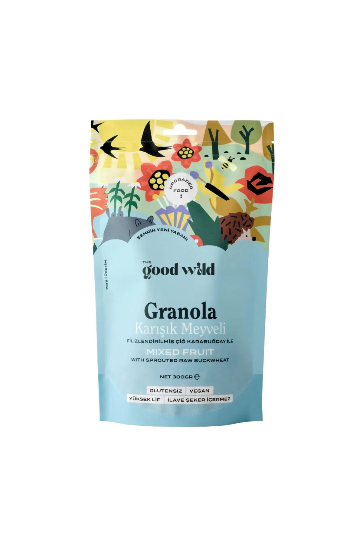 MEMLEKET GURMESİ The Good Wild Granola karabuğday&karışık meyve filizlendirilmiş 300 gr