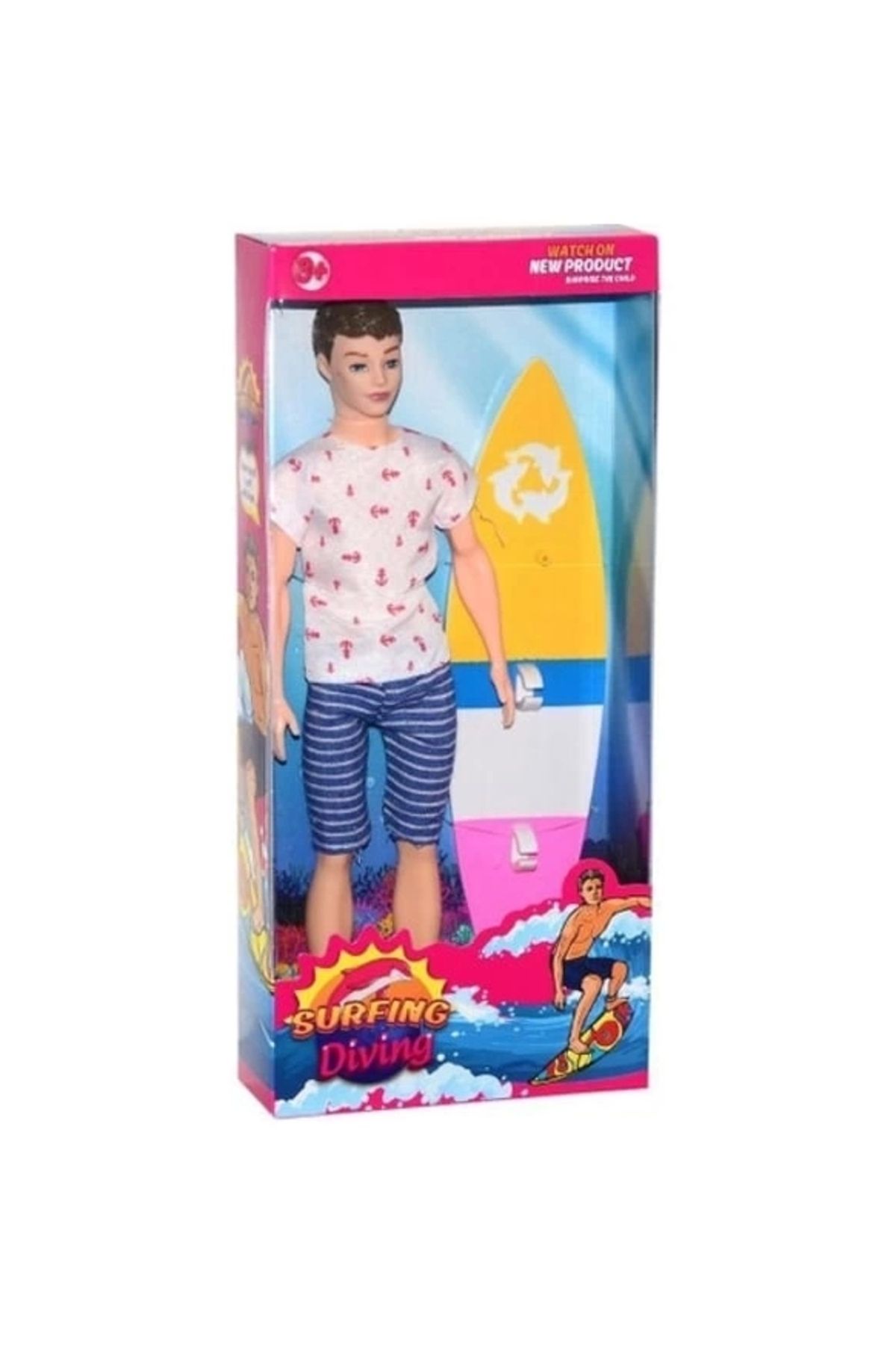 Basic Fun Çocuk Oydaş Kutuda Sorf Yapan Bebek 2448