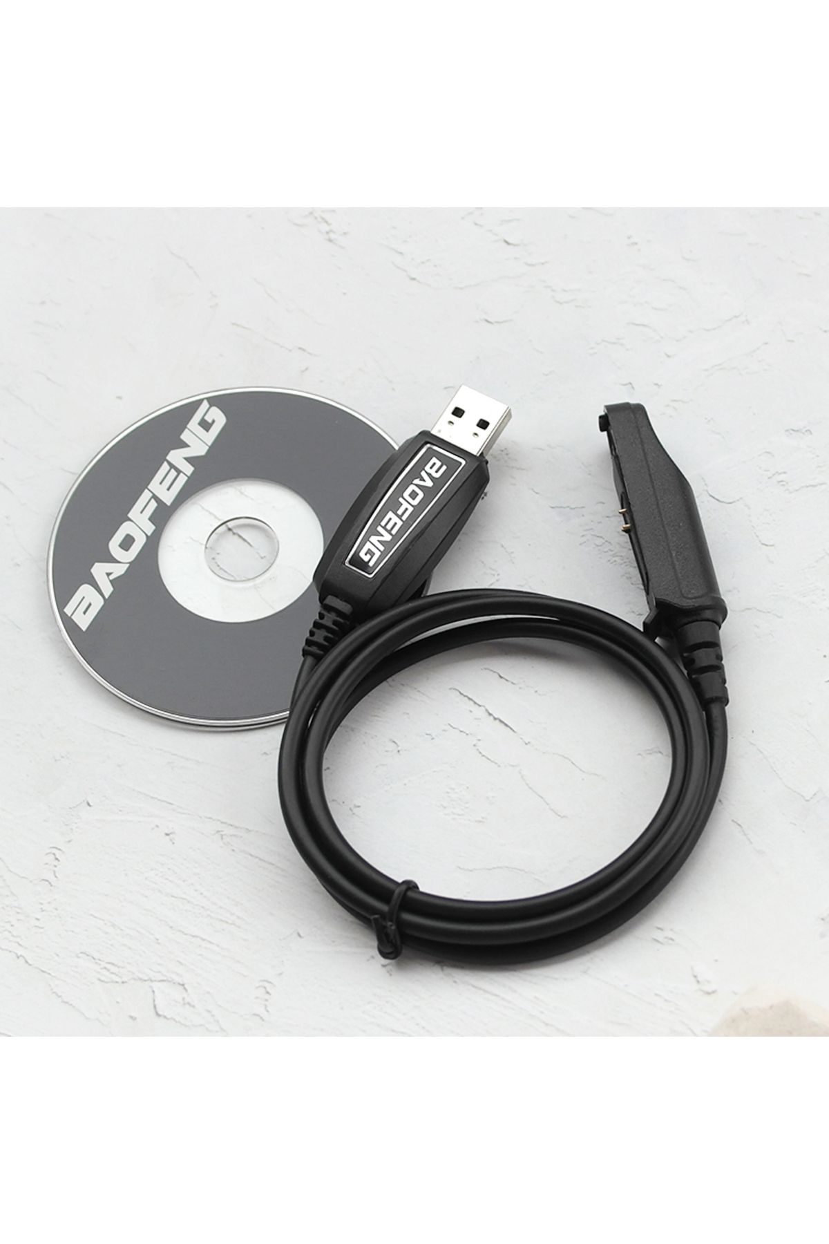 BAOFENG-قطعة واحدة من كابل برمجة USB الأصلي من Baofeng UV9RPlus مع برنامج تشغيل CD لجهاز Pofung UV-XR A-58 UV-9R 1