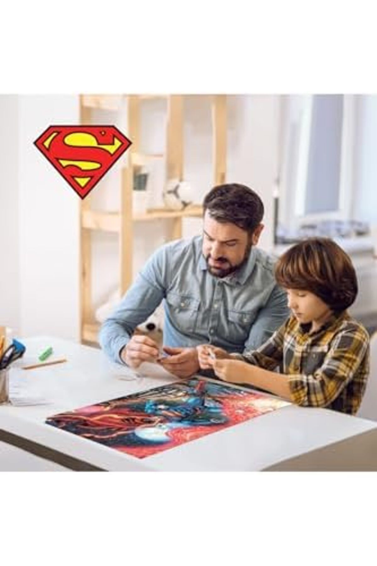 STOREMAX byrs Metal Kutu Puzzle - 300 Parça Superman - 3D - Yeni veydhop 1022830