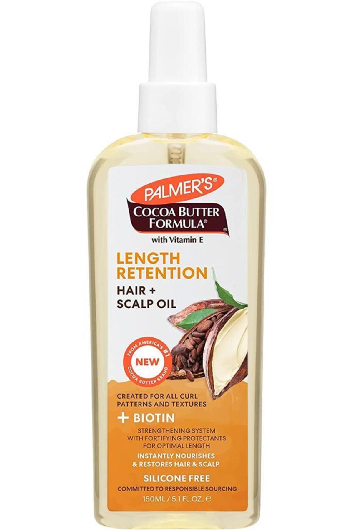 Palmers Saç Uzunluğunu Korumaya Yardımcı Durulanmayan Saç Bakım Yağı 150ML — 010181047848