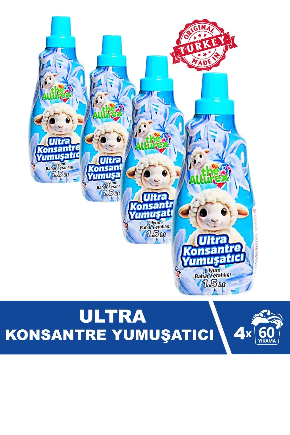 The Allurex Ultra Konsantre Yumuşatıcı Lilyum Ferahlığı 1500 ml