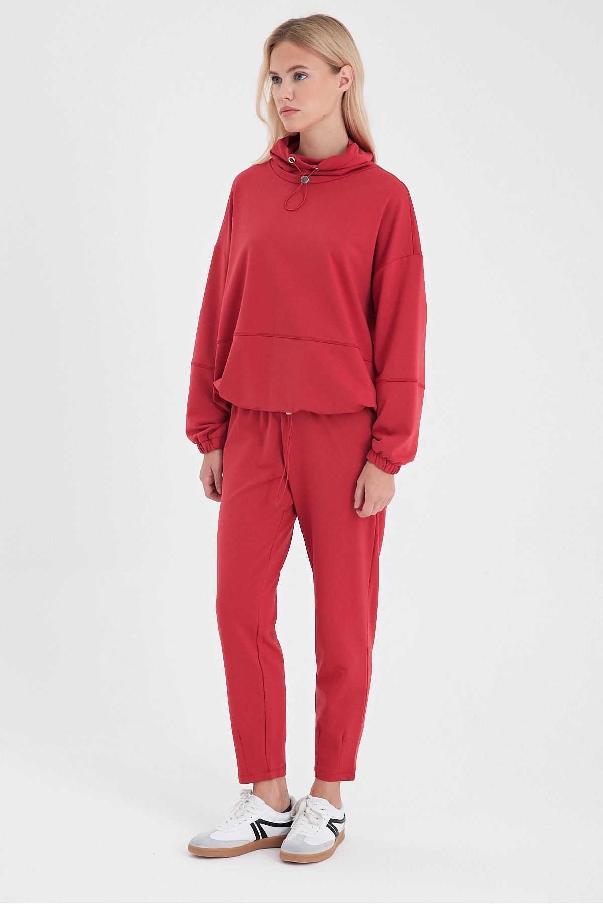 VENA-Norah Cherry Sweatpants - Relaxed Fit 4