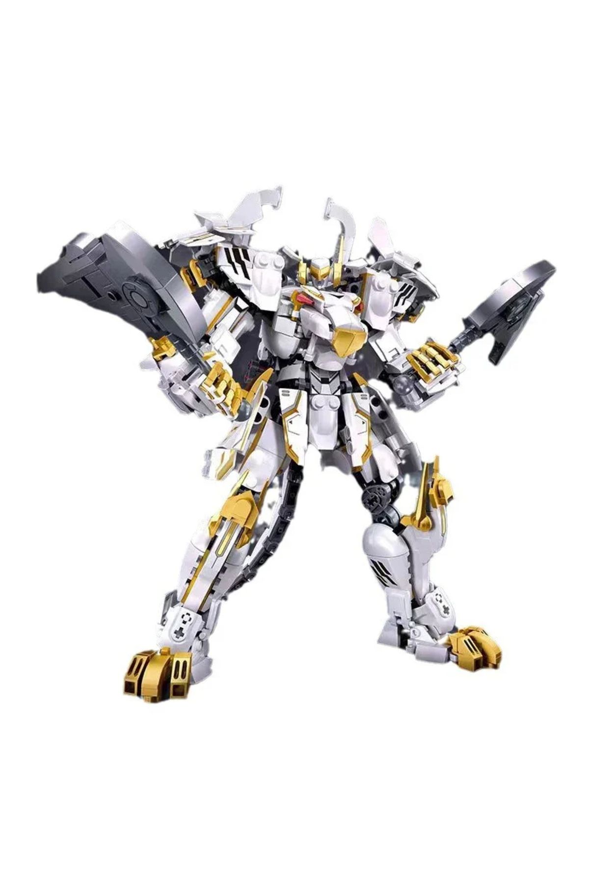 Choice-No Box Sluban White Tiger Mecha Building Blocks Classic Mecha Figure Model Set Bricks Collect Educat 1