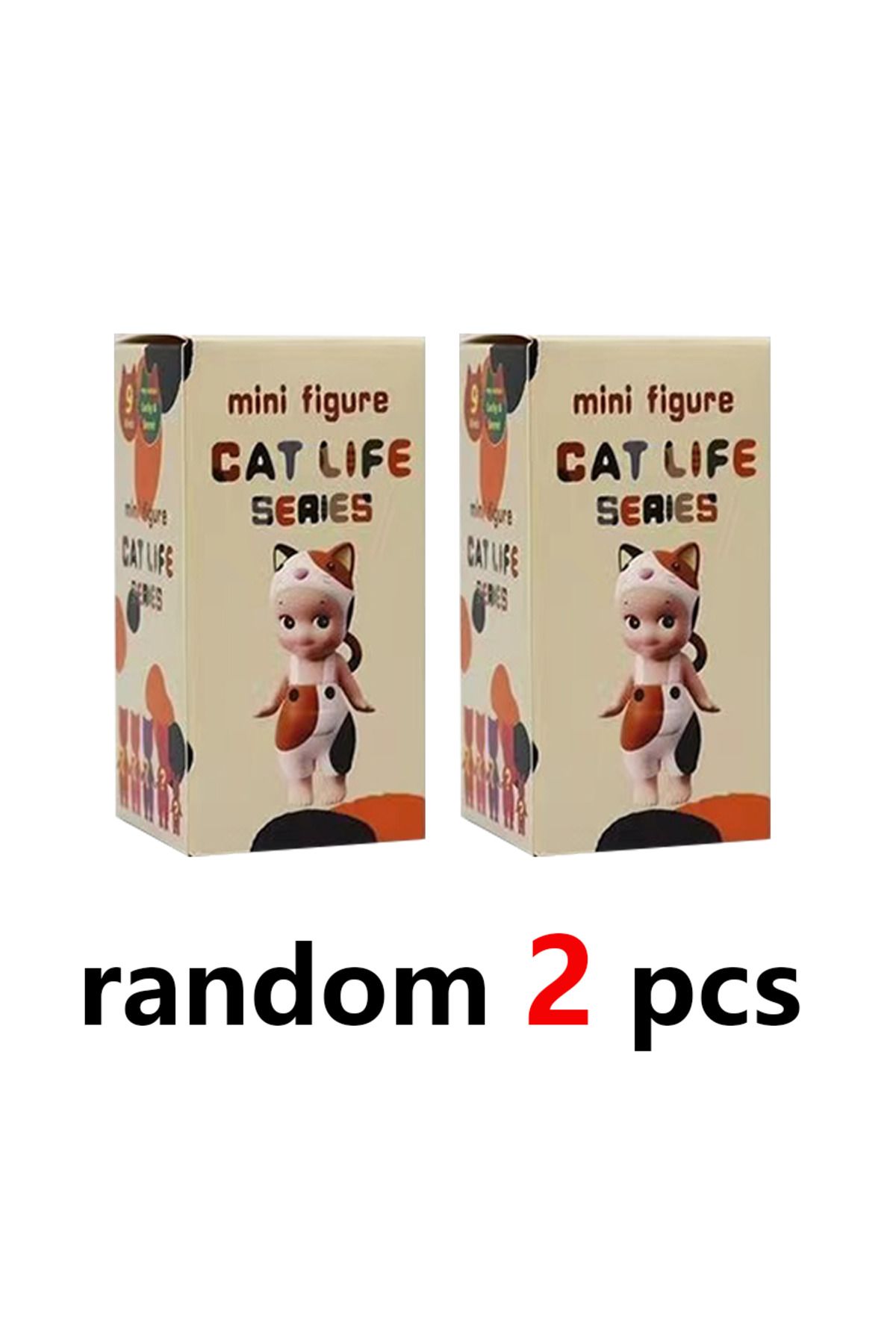 Choice-Random 1 Pcs Cat Cats Life Action Figures Toys Ornaments Dolls For Fans Children Christmas Gifts 1pc 7