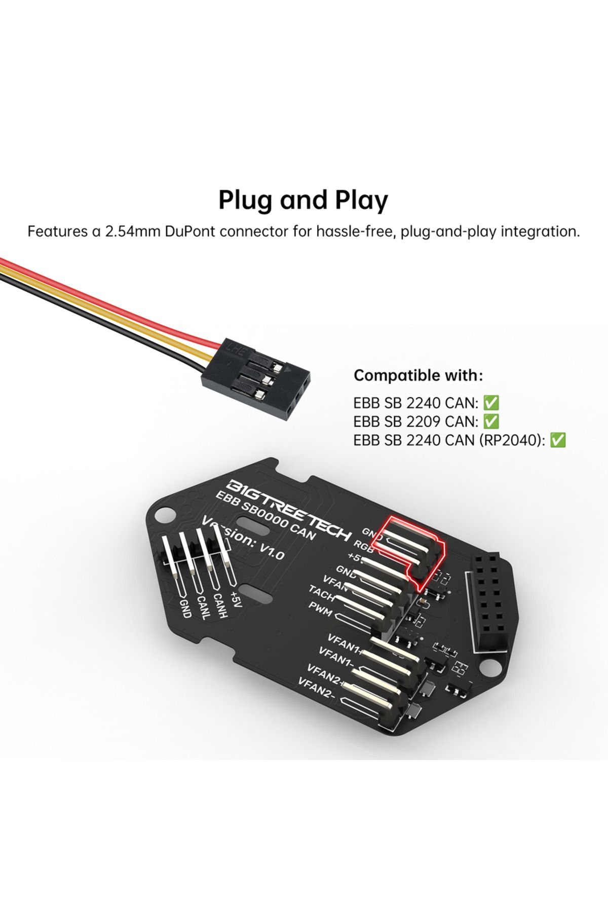 BIGTREETECH-Stealthburner Led For Voron 2.4 3d Printer Esb Rgb Kit 3 Rgbw Mini Button Bright Rgb ... 4