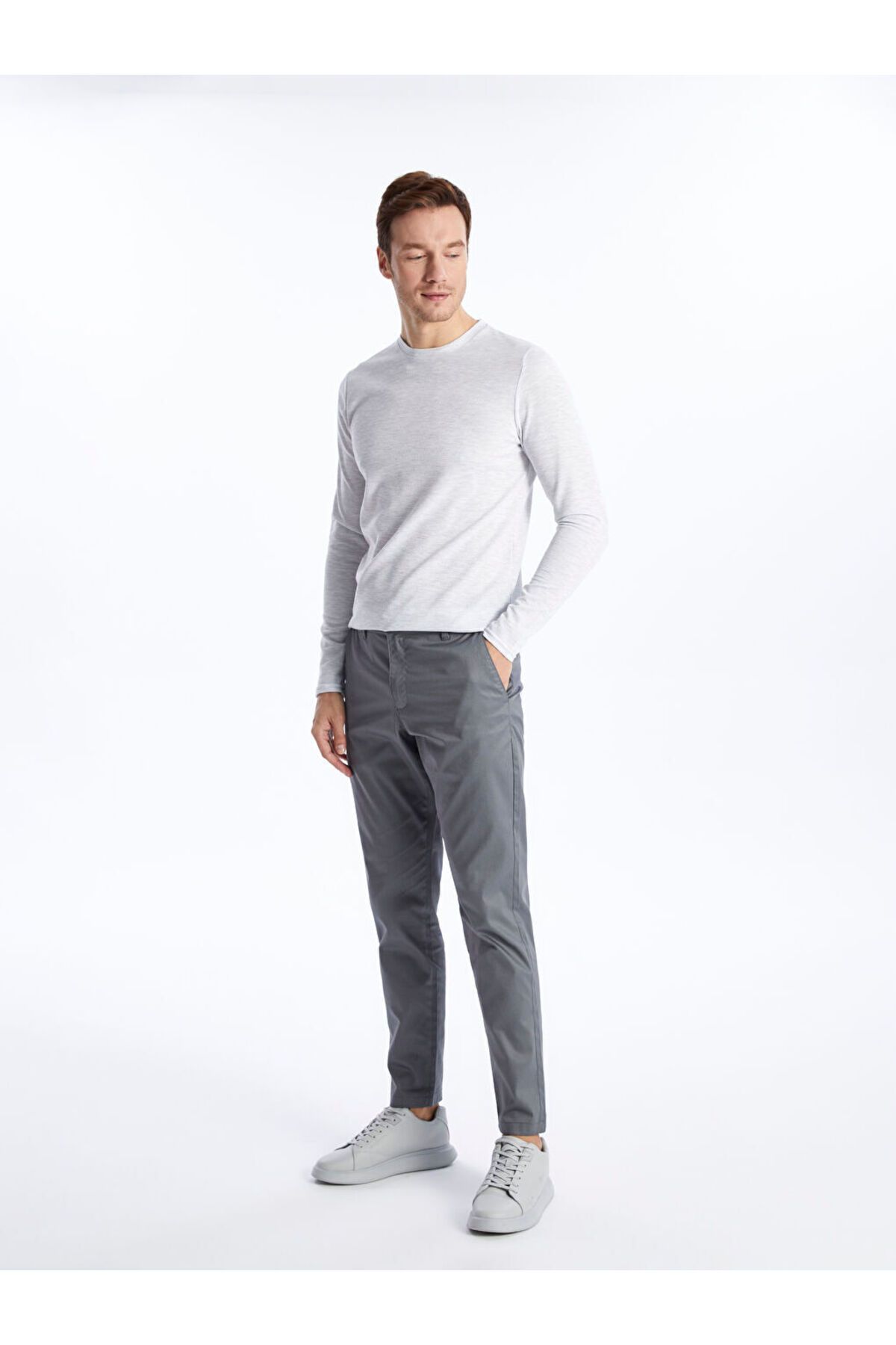 LC Waikiki Dar Kalıp Gabardin Erkek Chino Pantolon
