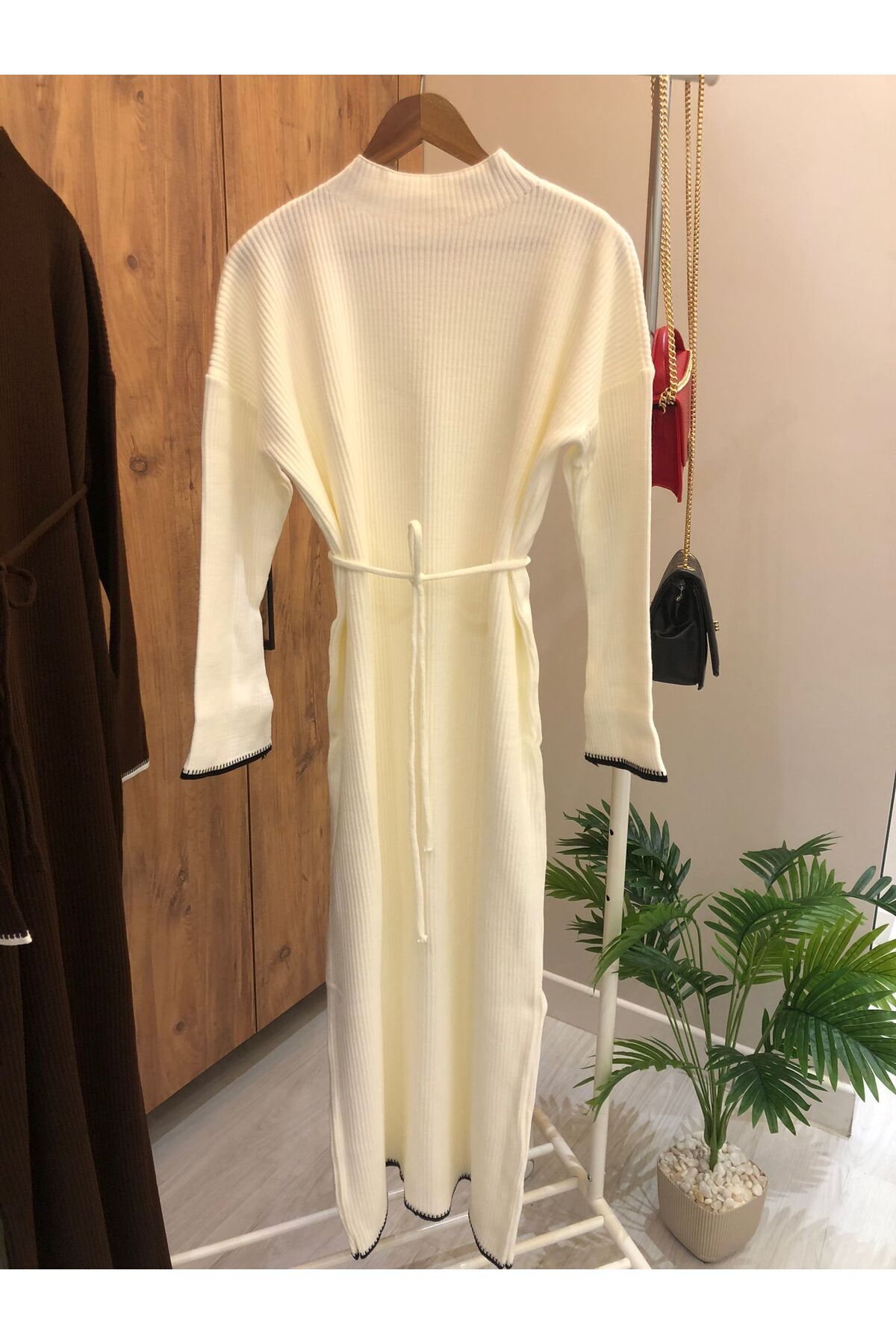 Butik Uzun Triko Elbise BK-7048