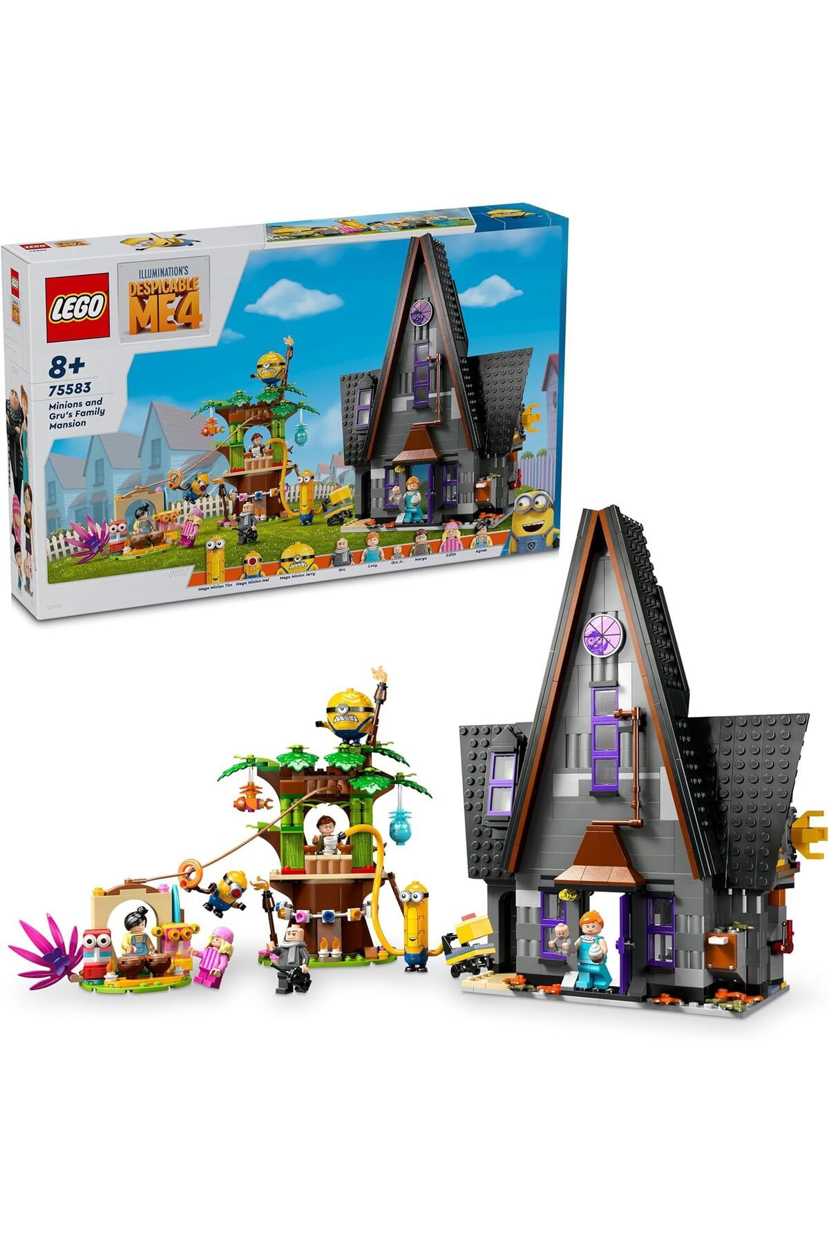 STOREMAX jvnnastore Despicable Me 4 Minyonlar ve Gru'nun Aile Köşkü 75583 8 Yaş ve Üzeri Çocuklar İçi