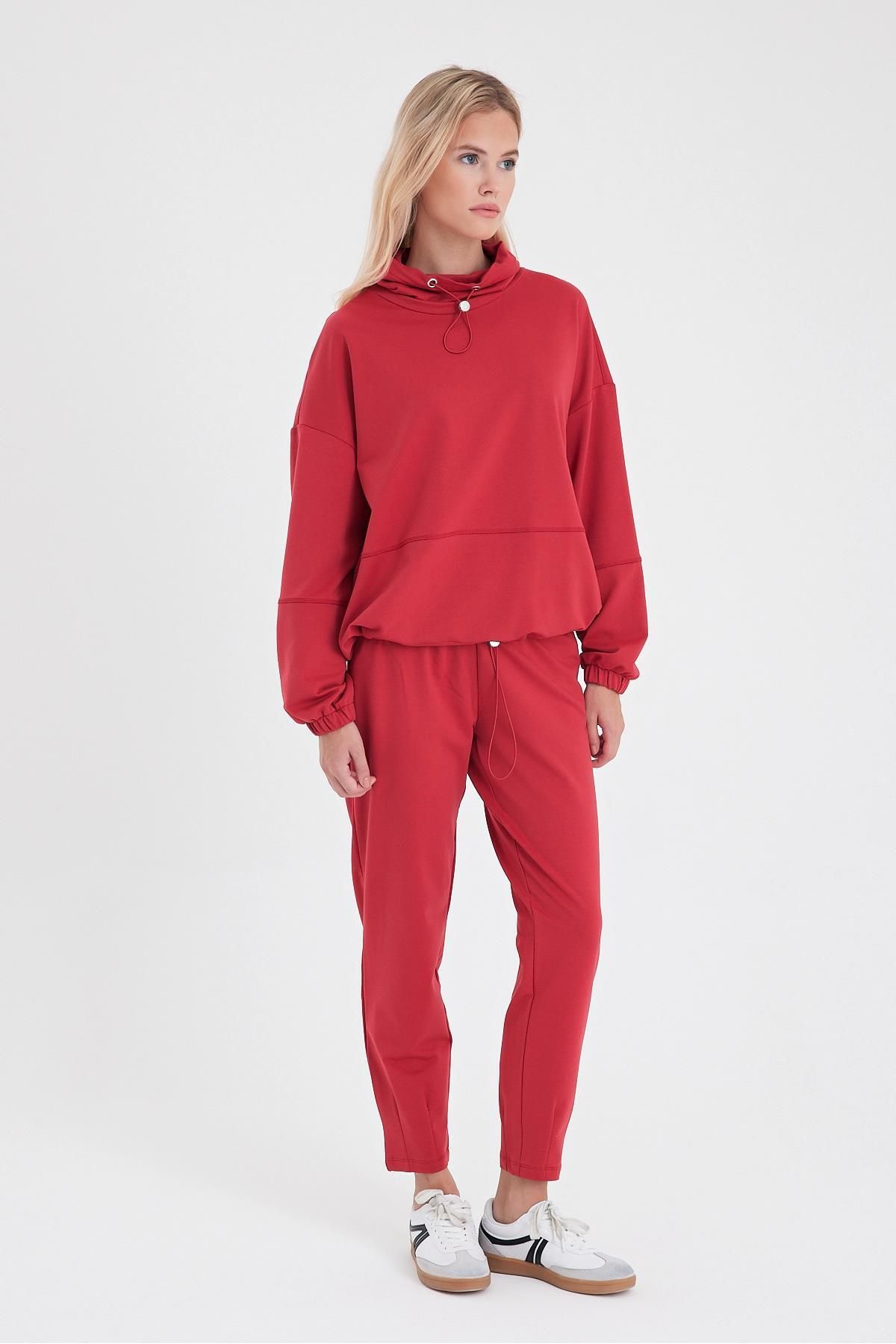 VENA-Norah Cherry Sweatpants - Relaxed Fit 2