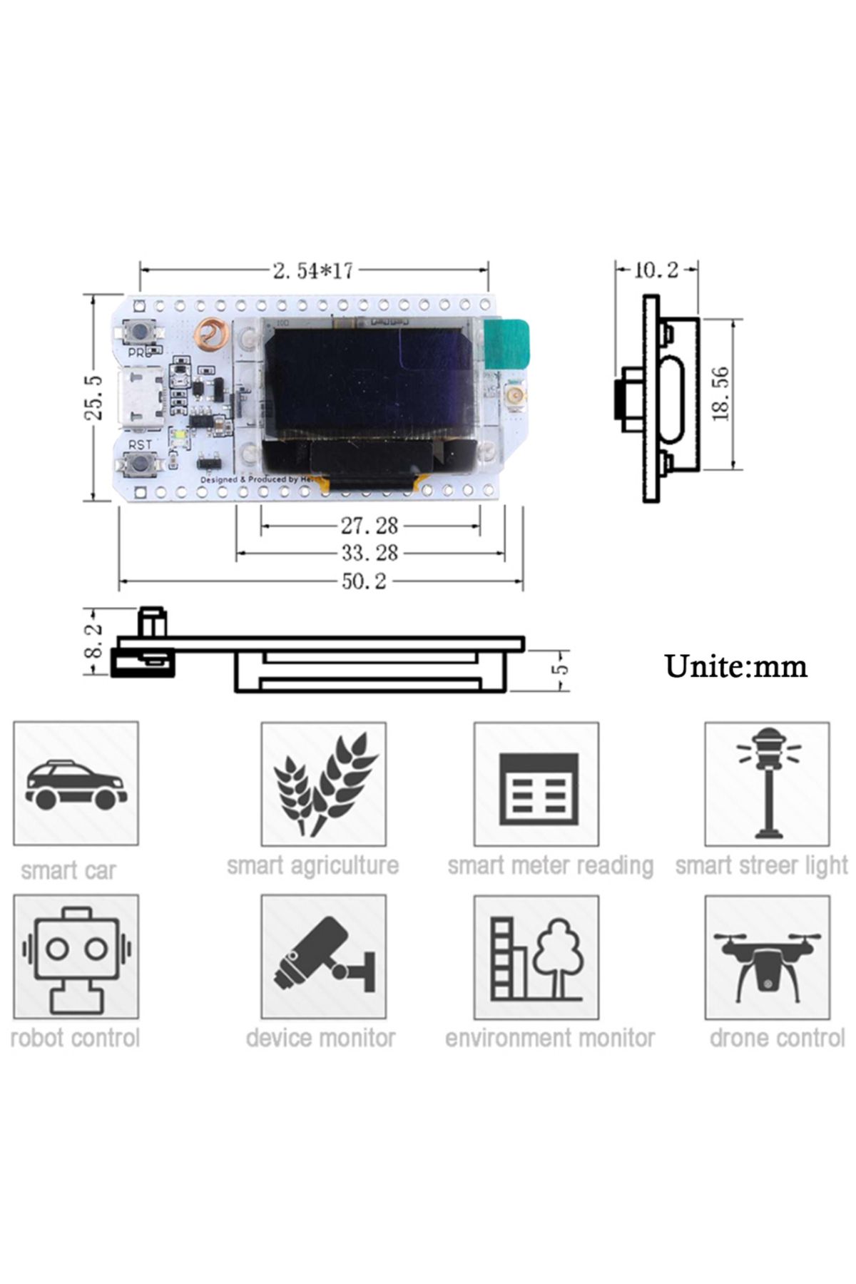Choice-2 مجموعة 868 ميجا هرتز 2 مجموعة Esp32 Lora V3 Kit 0.96 Inch OLED Display Development Board 868 ميجا هرتز 915 ميجا هرتز Lora32 4