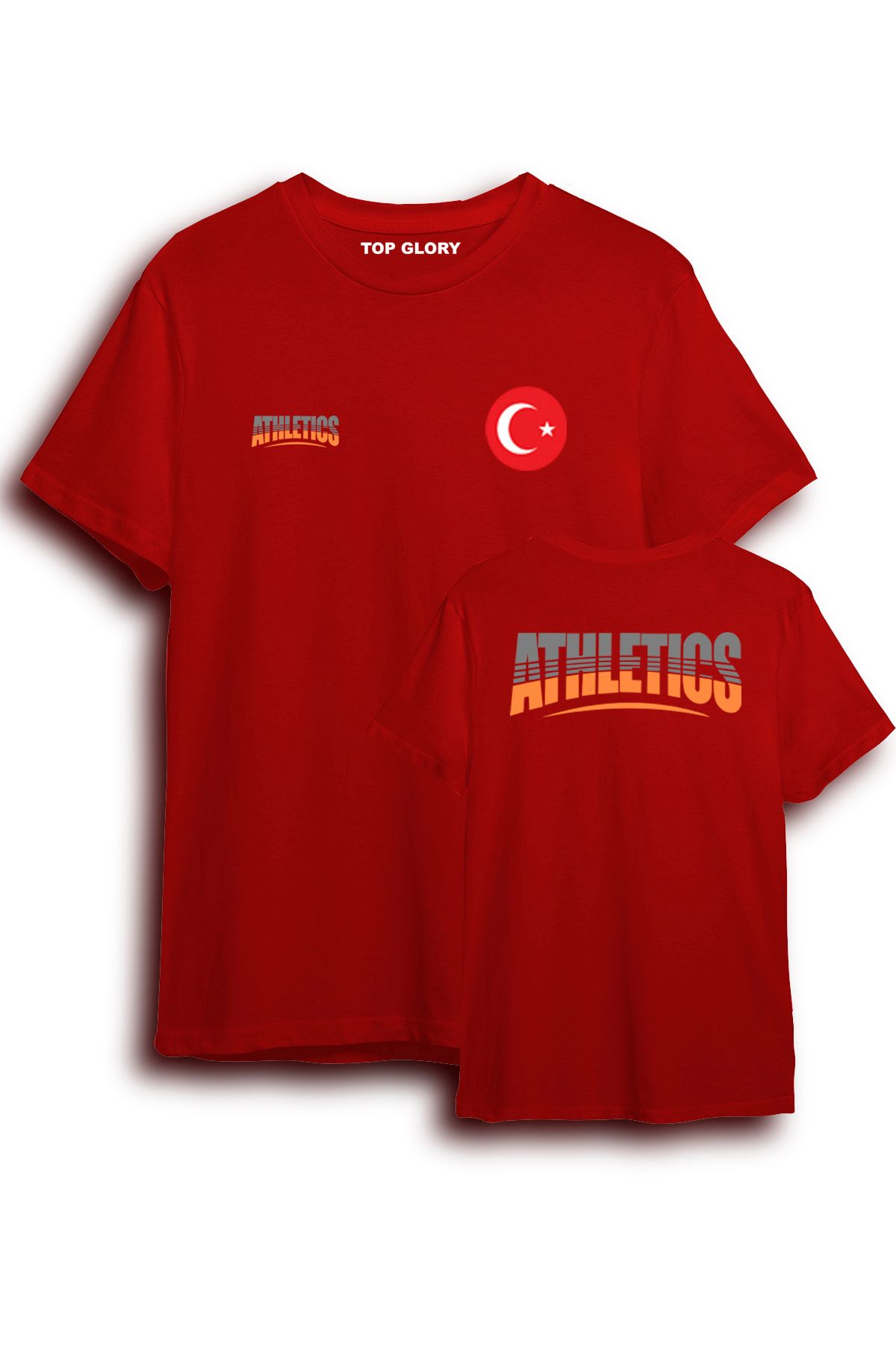 TOP GLORY Atletizm Milli Takım Tişört Atletizm T-Shirt ATLCS1001