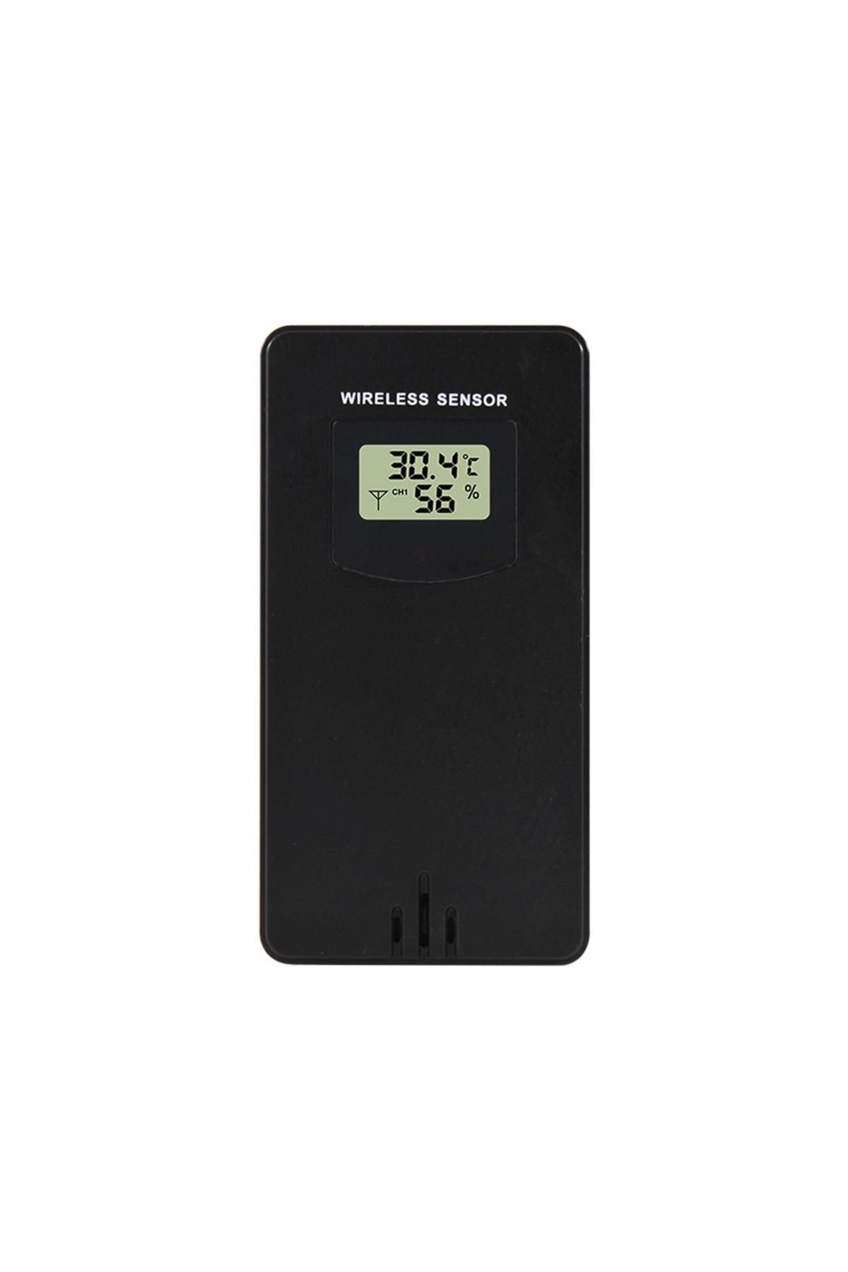 meterk-Black Temperature Humidity Wireless Sensor Meter Hygrometer Electronic Digital Thermometer In/outdoo 1