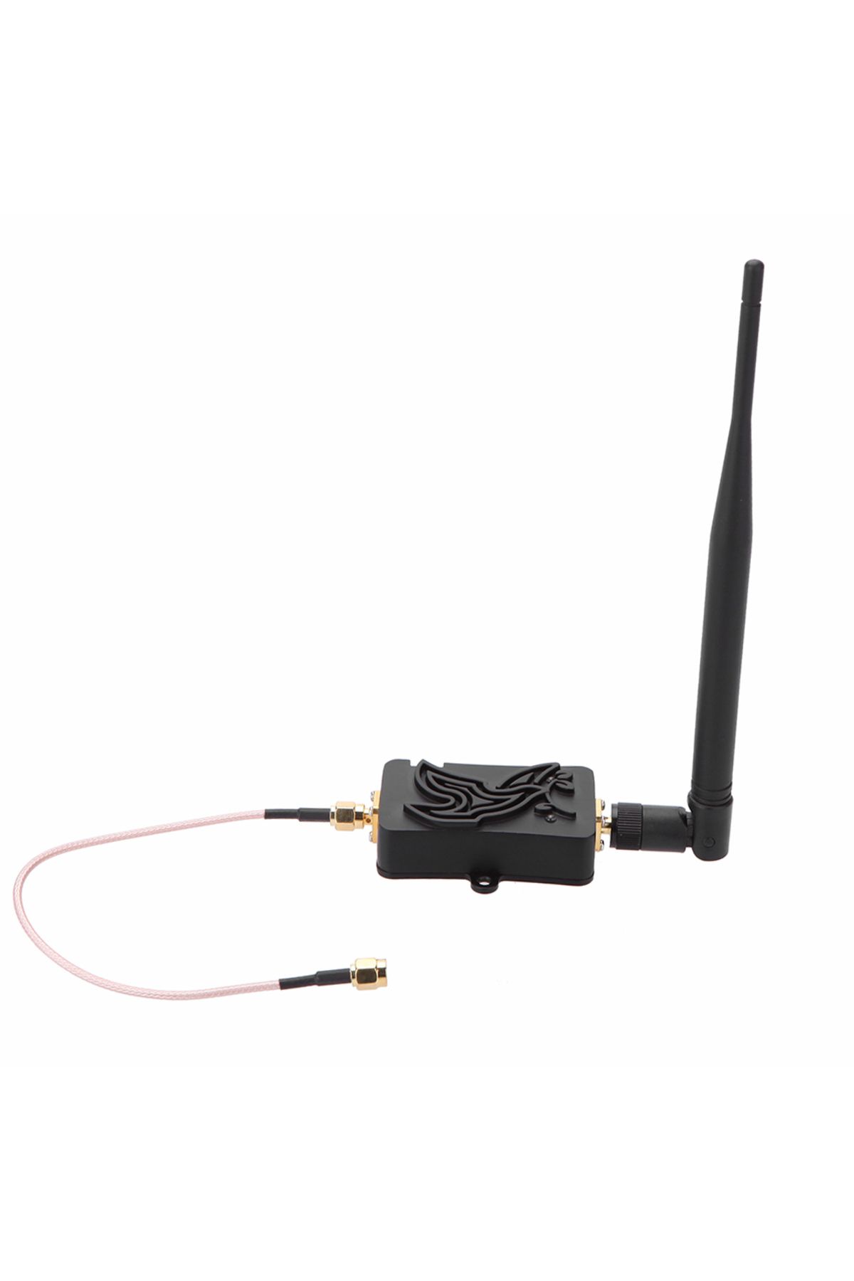 Choice-Black 4w 4000mw 802.11b/g/n Wifi Wireless Amplifier Router 2.4ghz Wlan Zigbee Bt Signal Booster With 1
