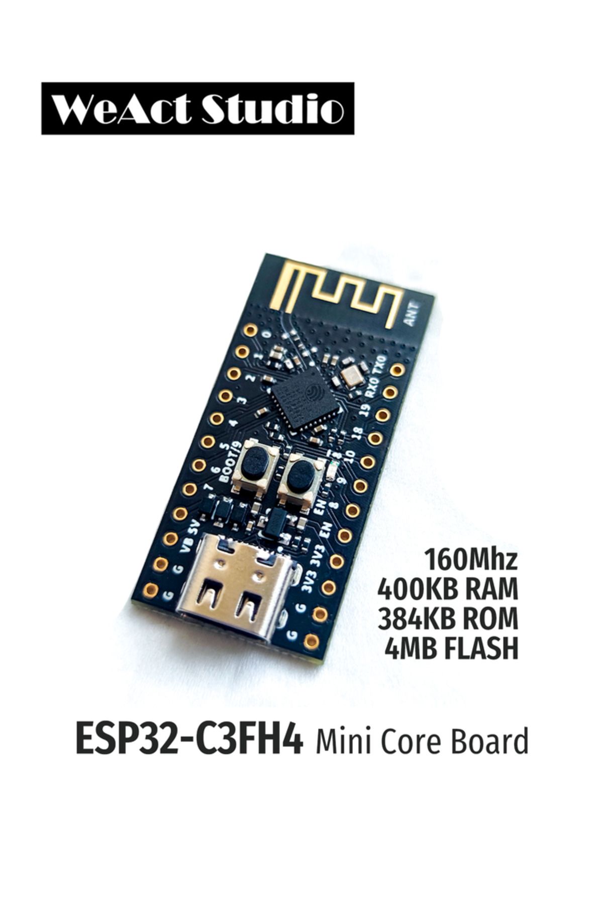 Choice-لوحة تطوير WeAct ESP32 ESP-32 ESP32C3 ESP32-C3FH4 وحدة لاسلكية متوافقة مع WiFi وBluetooth... 5