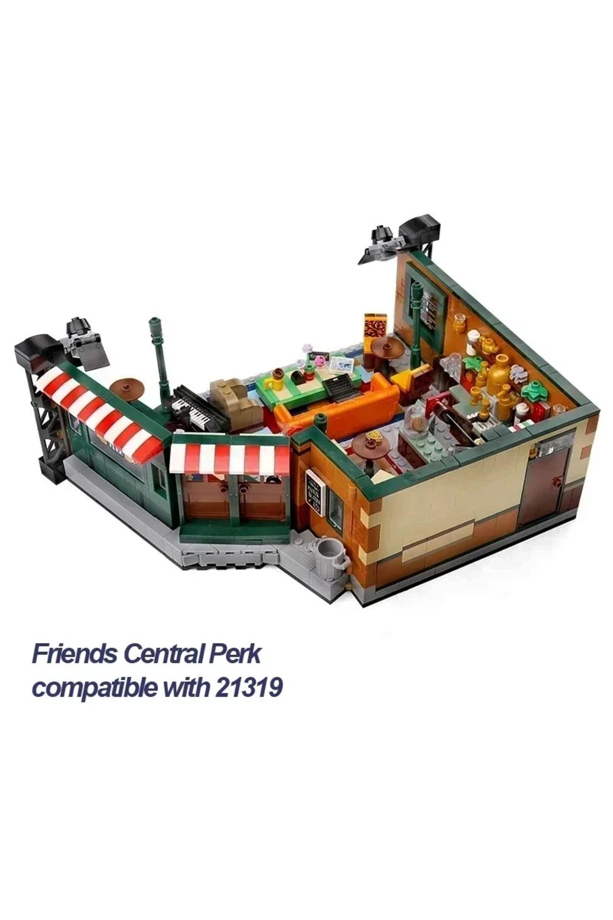 Choice-Moc De Vrienden Appartementen Model Bouwstenen Bricks Speelgoed Kids Geschenken 10292 21319 3