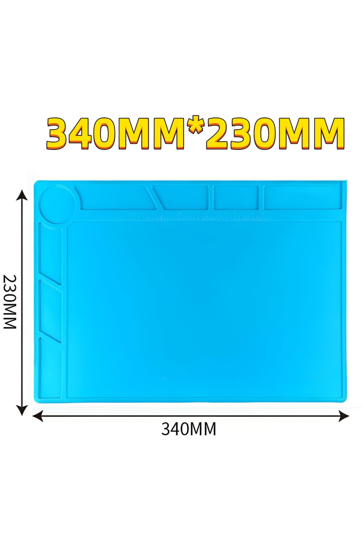 Choice-340mm X 230mm Silicone Soldering Mat Esd Antistatic Heat Resistant Insulation Work Mat Soldering Sta 1