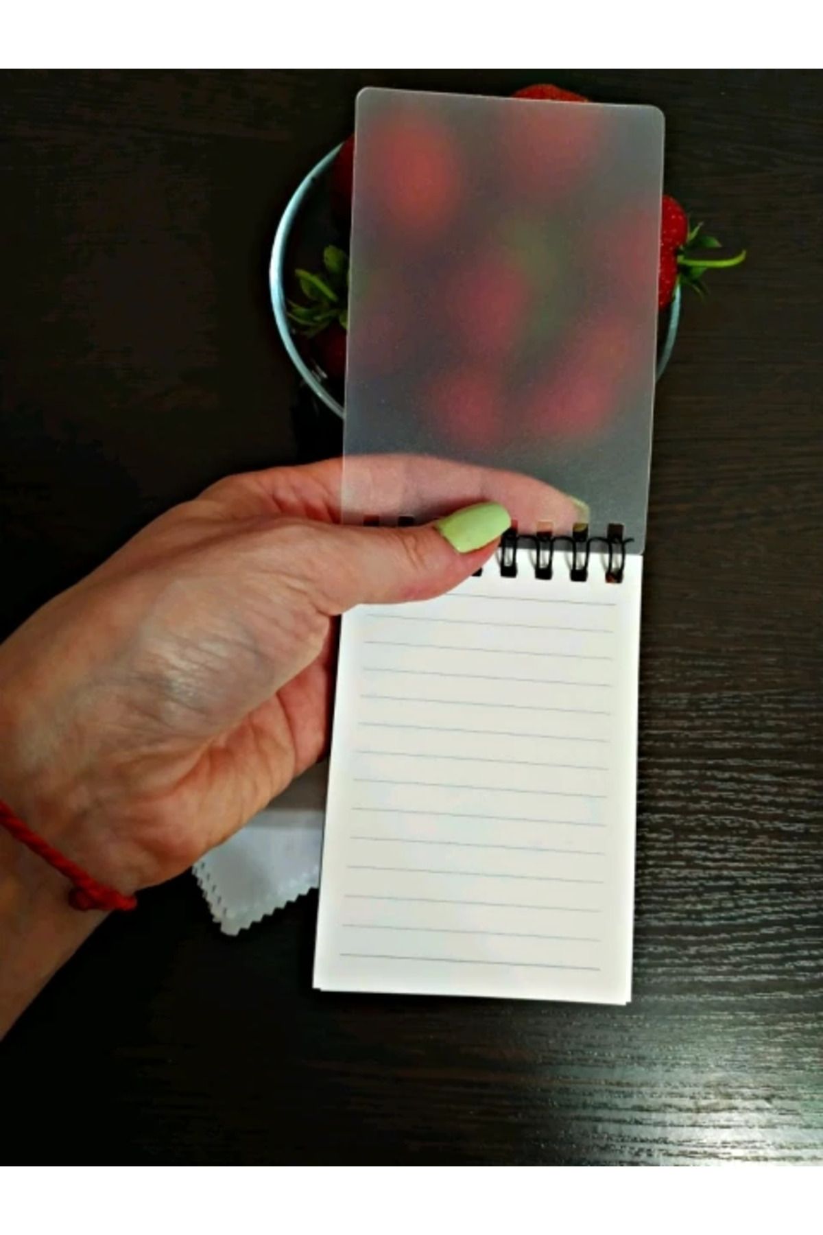Choice-A7 1pc Transparent Mini A7 Erasable Notebook Paper Reusable Smart Microwave Wave Cloud Erase Notepad 1