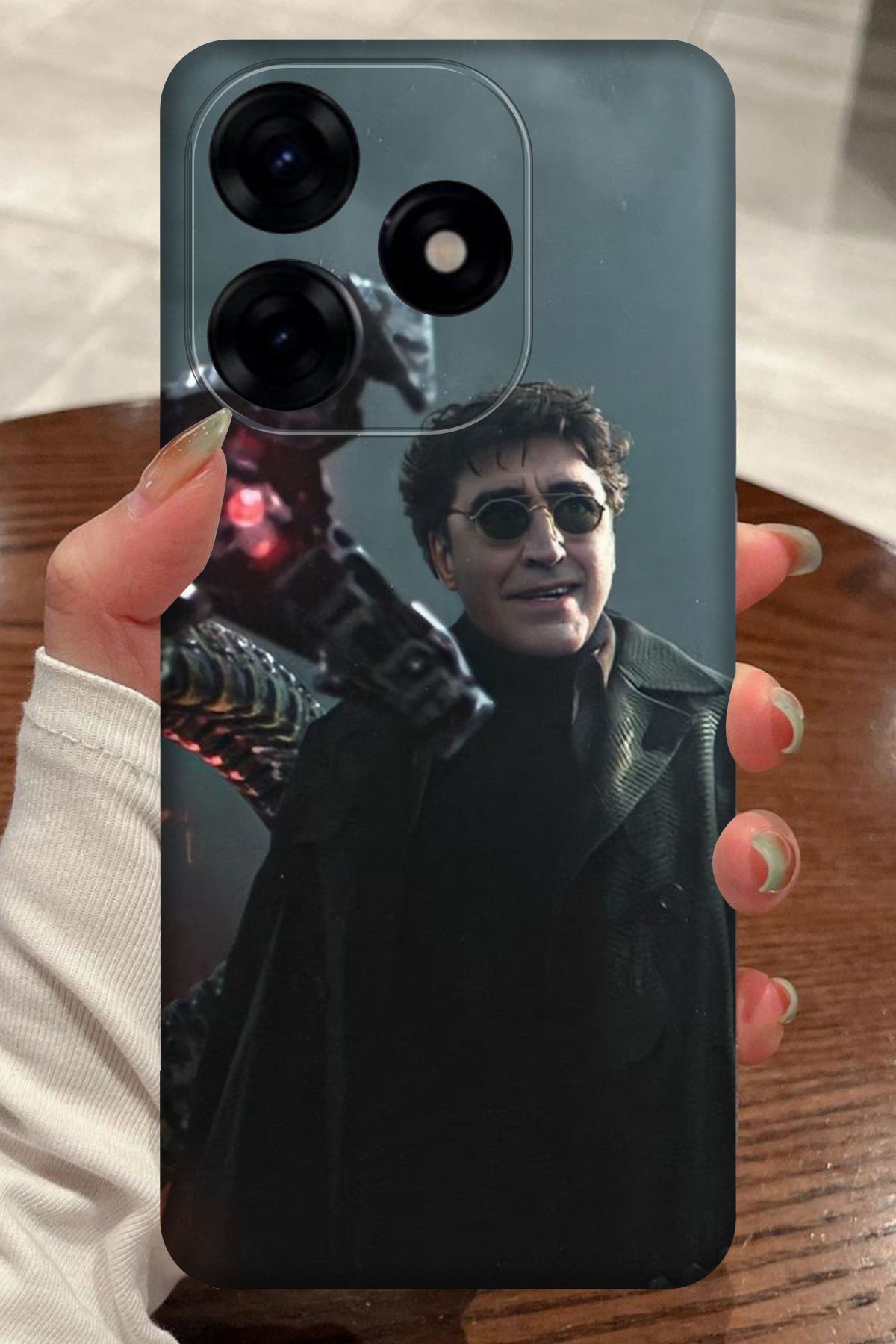 realme C63 Uyumlu Doctor Octopus Desenli Kamera Korumalı HD Baskılı Silikon Kılıf