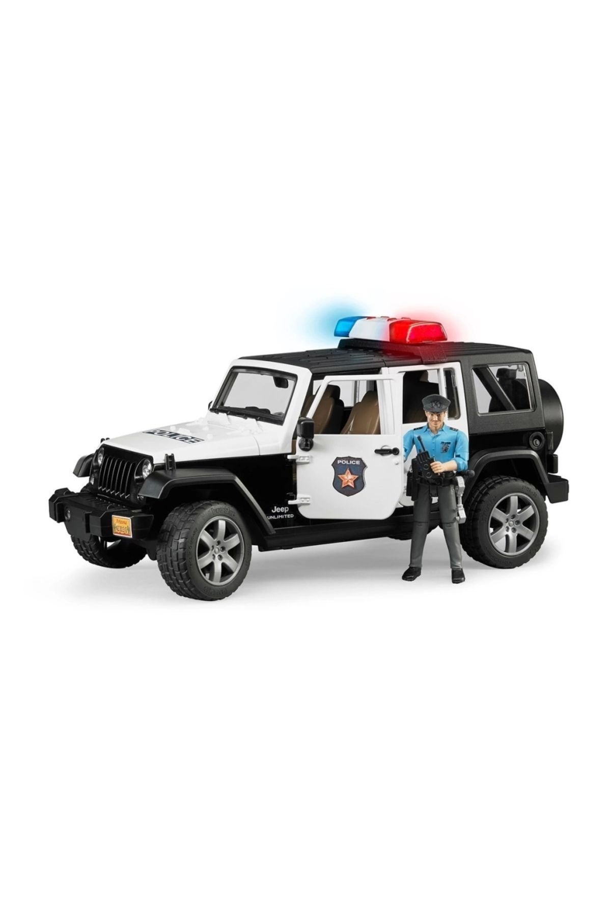 Basic Fun Jeep Wrangler U.R. Polis Aracı Ve Memur