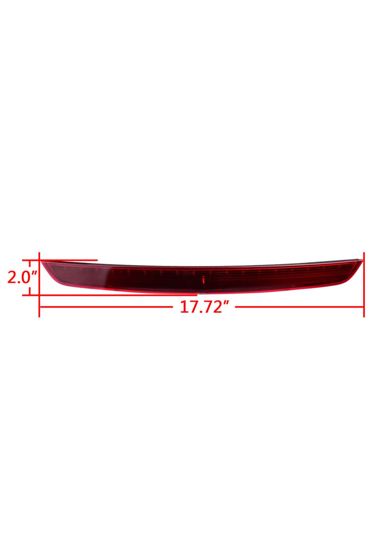 Choice-Red Red Lens Led Third Additional High Level Mount Brake Stop Light For Audi Tt 8j Mk2 2006-2014 3