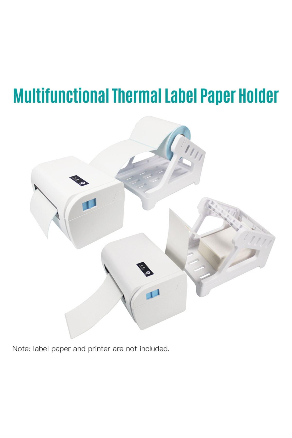 Choice-Label Holder for 4x6 Labels Printer Rolls Fanfold Labels 2 in 1 Work for Desktop Themal Label Sti... 6